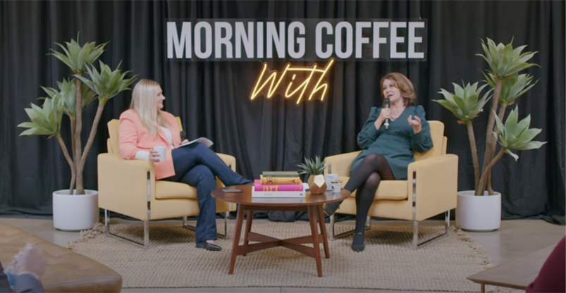Morning coffee with news reporter Vikki Vargas