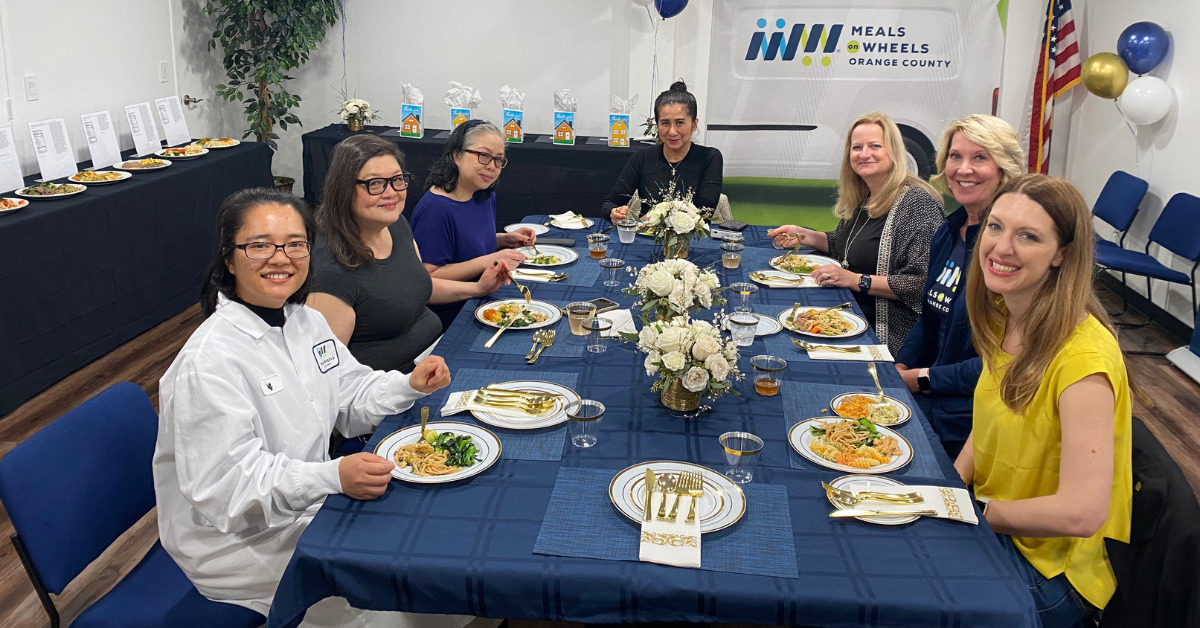 We Rolled Out The Blue Carpet At Meals On Wheels Orange County