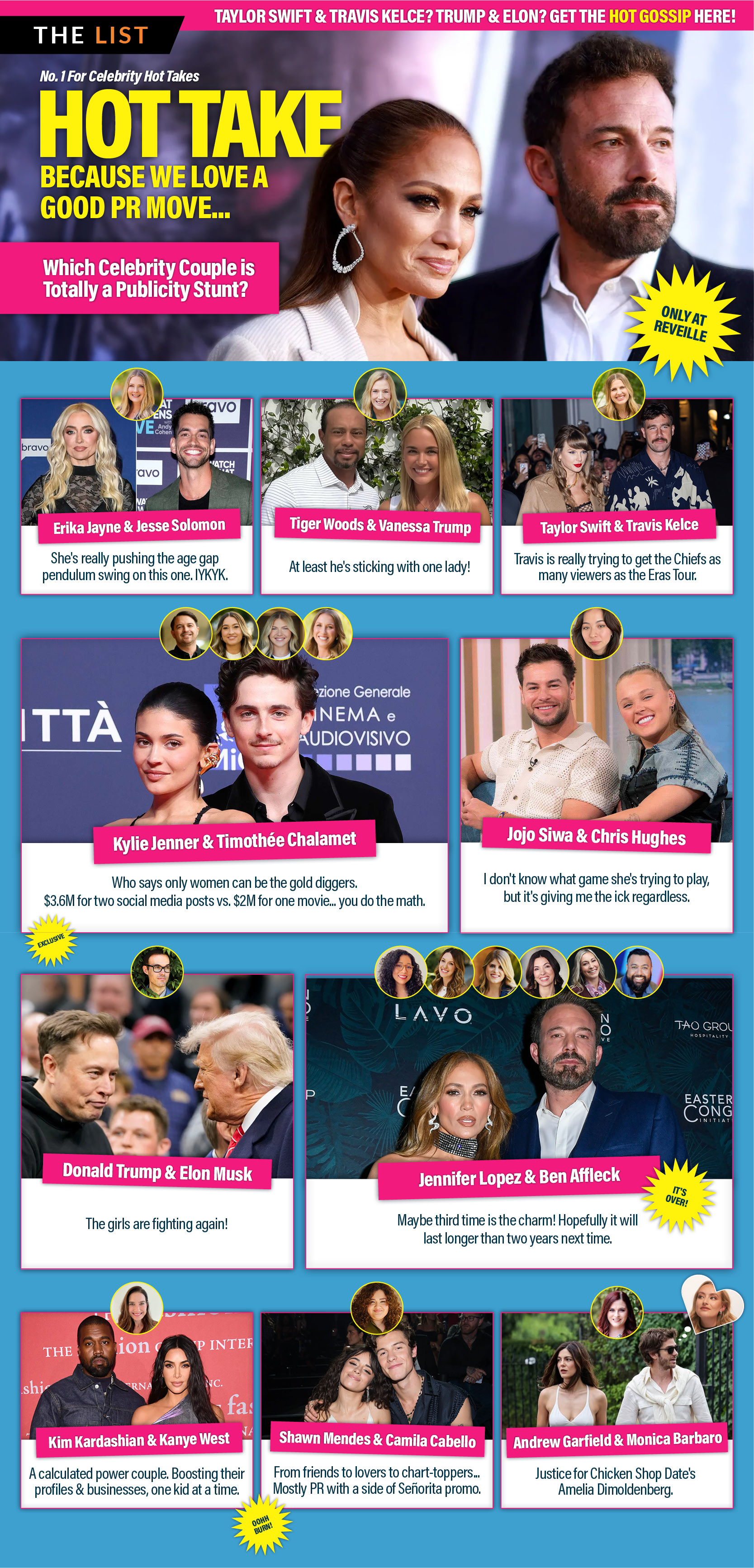 Which celeb couple is totally a low-key publicity stunt?