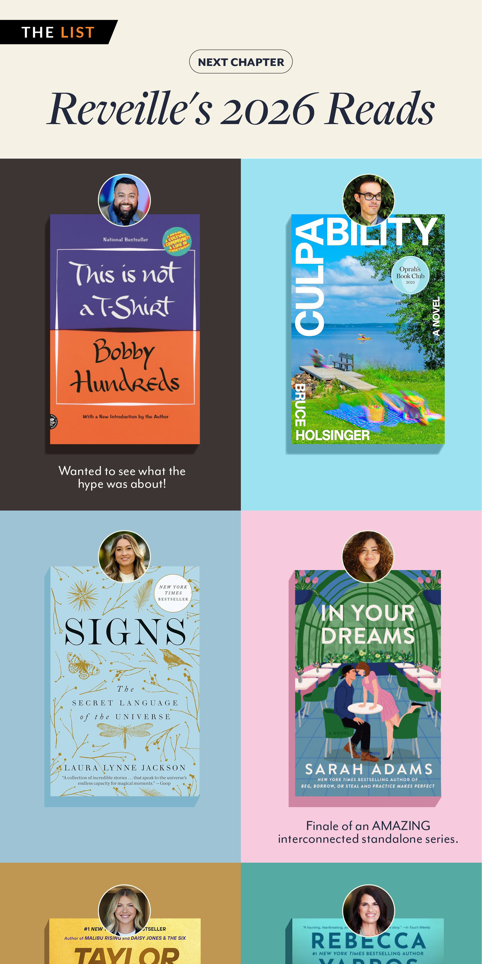 Reveille’s Reads for 2026: What book (or audio book) is on your list.